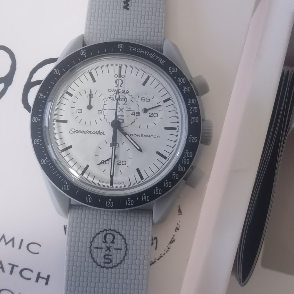 Swatch x Omega Bioceramic Moonswatch Collection 1965